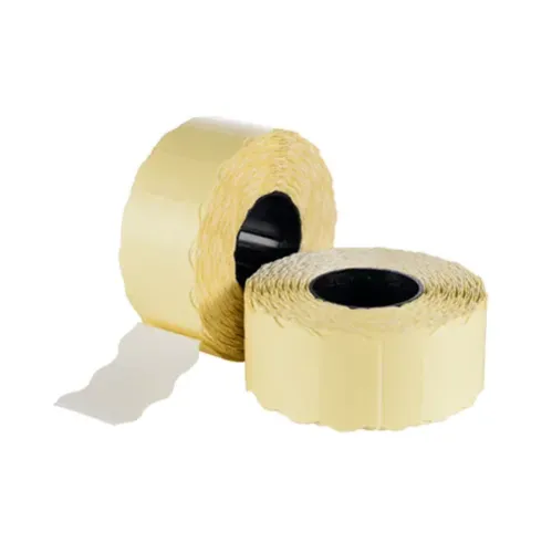 Etichete autoadezive cu adeziv permanent, dimensiune 22×12mm, colturi rotunjite, 1500 etic/rola, albe