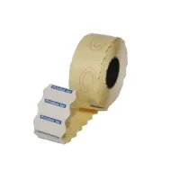 Etichete autoadezive cu adeziv permanent, dimensiune 26×12mm, colturi rotunjite, pre-tiparite "Produs la", 1500 etic/rola, albe